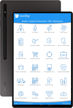 NuxiDev présentation de l’application mobile sur Android Galaxy Samsung