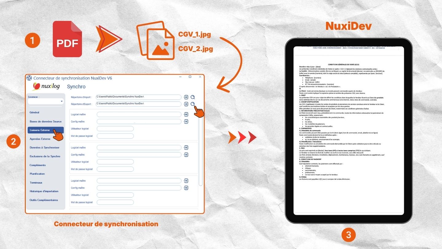 Vos CGV imprimées à la suite de vos documents de ventes